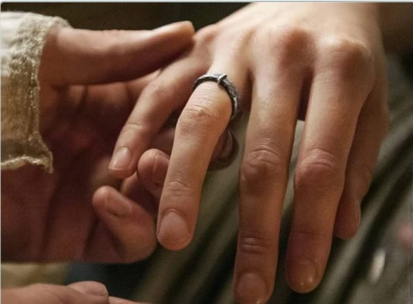 S0053- Anillo de boda de Claire y Jamie-Colección Outlander. - Imagen 2
