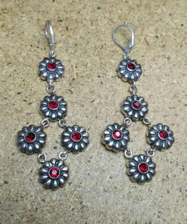 Laton con bano de plata oxidada